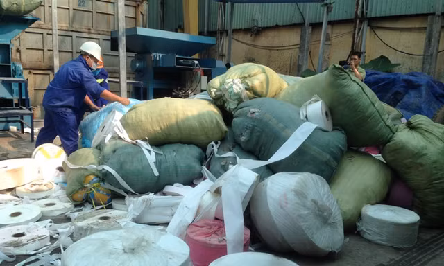 Tiêu hủy hàng tấn băng vệ sinh, tả lót trẻ em giả, nhái