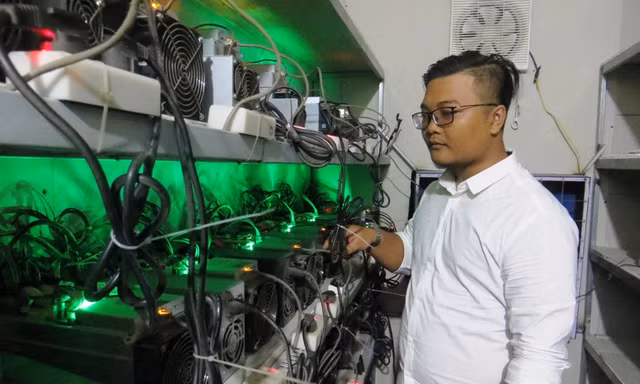 Nơi giữ thuê máy đào Bitcoin