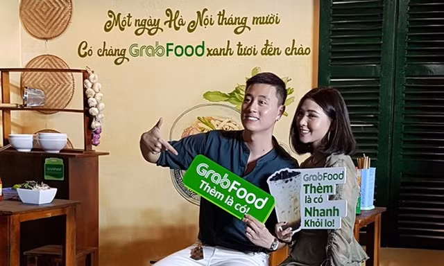 Grab cung cấp dịch vụ giao nhận thức ăn tại Hà Nội
