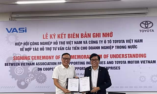 VASI cùng Toyota Việt Nam hỗ trợ doanh nghiệp phụ trợ nâng cao hiệu suất