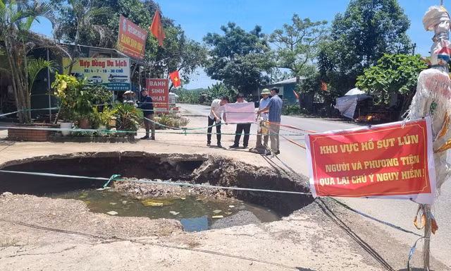 Hố 'tử thần' tại Phú Thọ, đổ 50 khối đất vẫn chưa đầy 