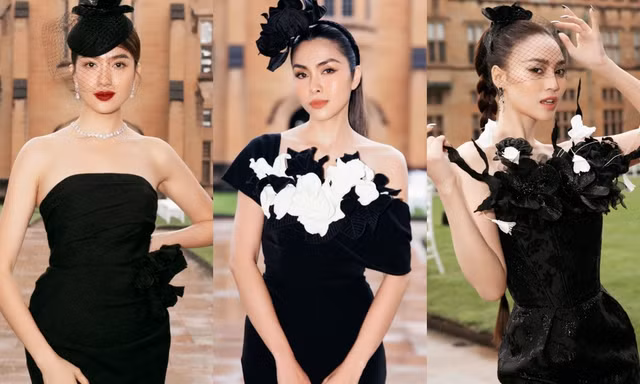 Tăng Thanh Hà, Ninh Dương Lan Ngọc và dàn người đẹp kiêu sa với sắc đen