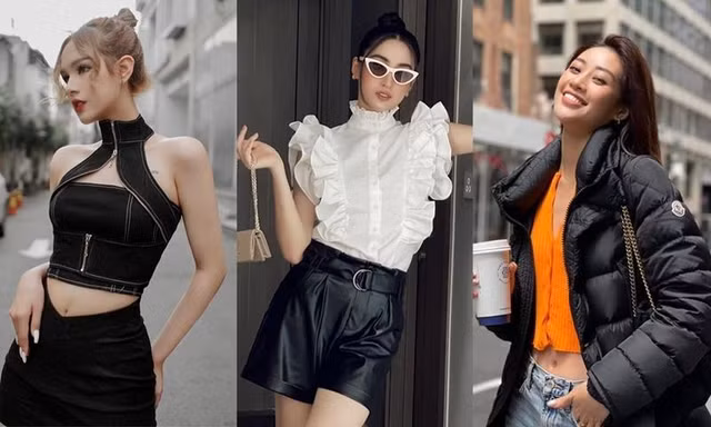 Hoa hậu Lương Thùy Linh, Khánh Vân cùng dàn mỹ nhân Việt trổ tài mix đồ với trang phục đen