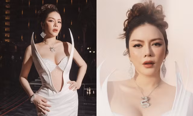 Lý Nhã Kỳ lại gây choáng khi đeo bộ trang sức 15 tỷ đi dự show thời trang Đỗ Long