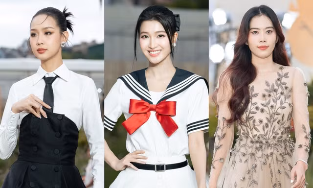 Á hậu Phương Nhi hóa thân thành "cô nàng thủy thủ" dễ thương trong show thời trang