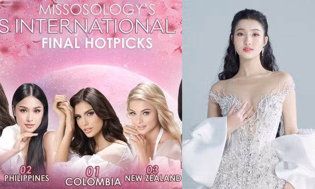 Missosology tung BXH dự đoán Top 10 Miss International 2023