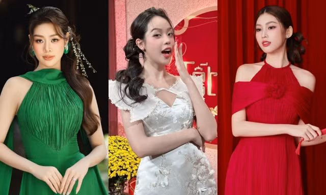 Dàn Hoa - Á hậu đồng loạt tung ảnh áo dài rực rỡ chào đón Tết Nguyên đán