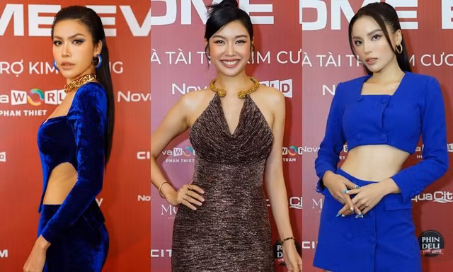 Hoa hậu Kỳ Duyên, Minh Tú và Á hậu Thúy Vân đọ sắc tại thảm đỏ Miss Fitness Vietnam 2022