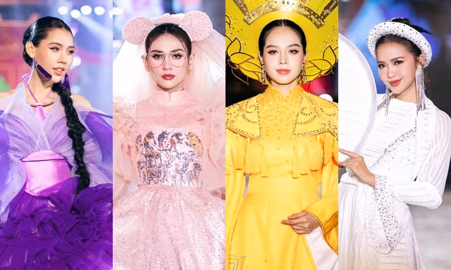Dàn hậu đình đám đọ sắc trong show diễn đầu năm: Hoa hậu Thanh Thủy đầy quyền lực