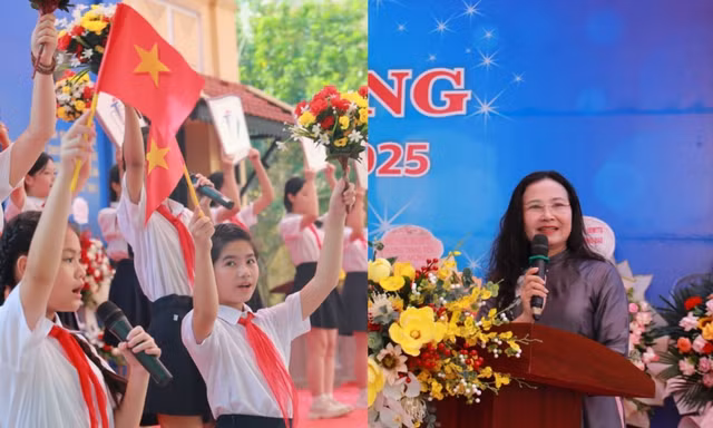 Lễ Khai giảng đầy tự hào của thầy cô và học sinh trường THCS Trưng Vương