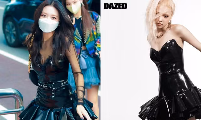 Rosé BLACKPINK và Yuna ITZY đụng độ bộ váy kén dáng, stylist nhà YG ghi điểm tuyệt đối