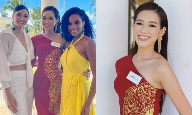 Hoa hậu Đỗ Thị Hà khoe đường cong hoàn hảo với thiết kế ý nghĩa trong phần thi đối đầu
