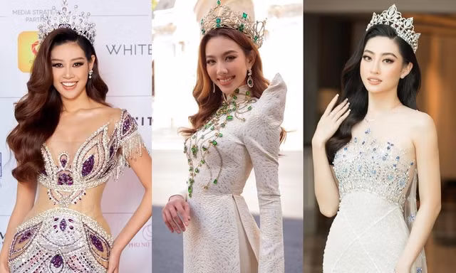 Thùy Tiên, Lương Thùy Linh, Khánh Vân mặc đồ lấy cảm hứng từ vương miện, ai tinh tế hơn?