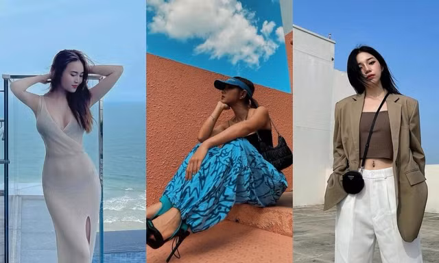 Lan Ngọc và sao Việt lăng xê trào lưu "sống ảo" mới: Khoe street style dưới nền trời xanh