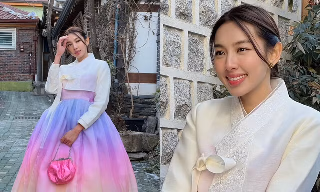 Hoa hậu Thùy Tiên diện hanbok cực xinh nhưng vì sao netizen lại thấy quá nể người đẹp?