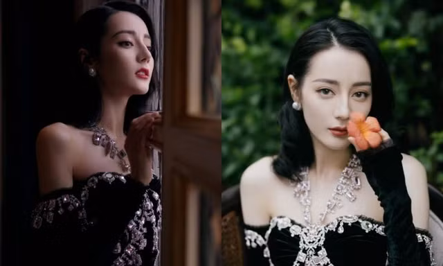 Địch Lệ Nhiệt Ba diện váy đen sang chảnh nhưng thân hình “mỏng như giấy” khiến fan lo lắng