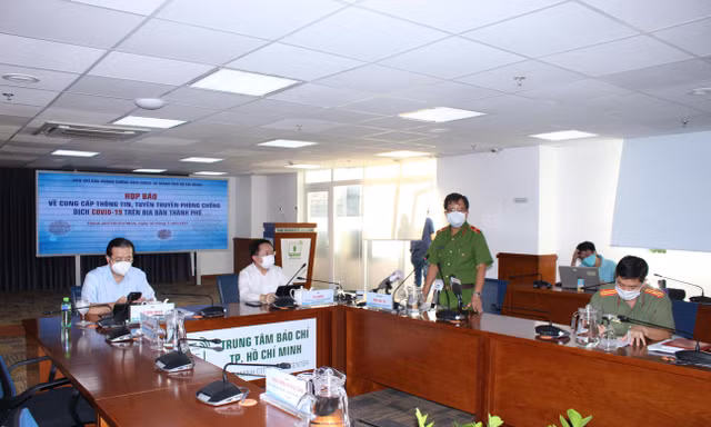 TPHCM họp báo về tình hình phòng chống dịch COVID-19 chiều tối nay 16/7
