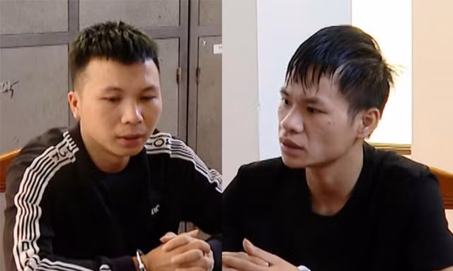Hai đối tượng Hứa Văn Hội và Lành Văn Trọng. 