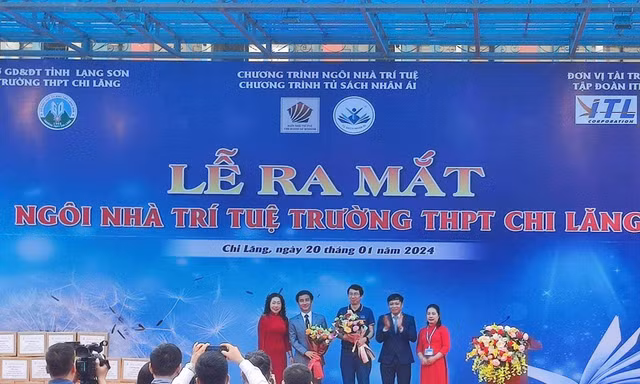 Ra mắt mô hình "Ngôi nhà trí tuệ" ở Lạng Sơn. Ảnh: Duy Chiến 