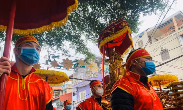 Cận cảnh màn rước kiệu Lễ hội đường phố lớn nhất Lạng Sơn