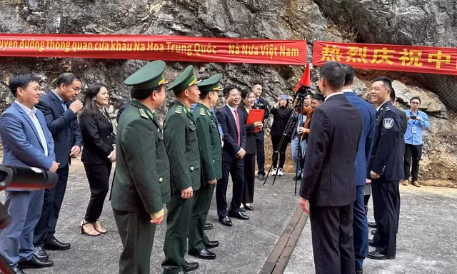 Khôi phục thông quan cửa khẩu Nà Nưa - Nà Hoa kết nối với Trung Quốc 