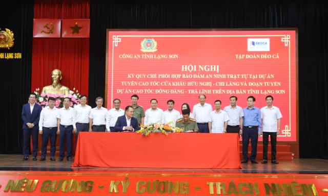 Ký kết hợp tác đảm bảo an ninh tuyến cao tốc Lạng Sơn- Cao Bằng. 