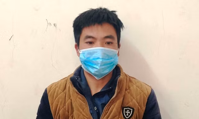 Đối tượng Đặng Phụ Hiền tại cơ quan công an -Ảnh: L. Nam