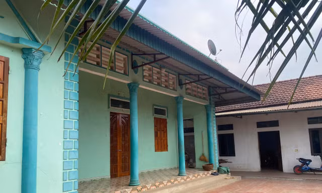 Hiện trường nơi xảy ra án mạng.