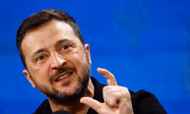 Tổng thống Ukraine Volodymir Zelensky. (Ảnh: Reuters)