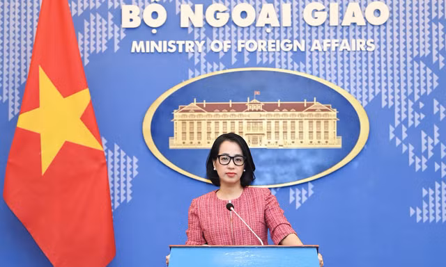 Người phát ngôn Bộ Ngoại giao Phạm Thu Hằng. (Ảnh: Mofa)