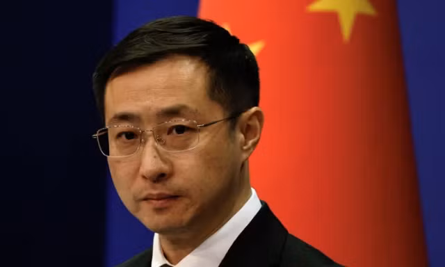 Phát ngôn viên Bộ Ngoại giao Trung Quốc Lâm Kiến. (Ảnh: Reuters)