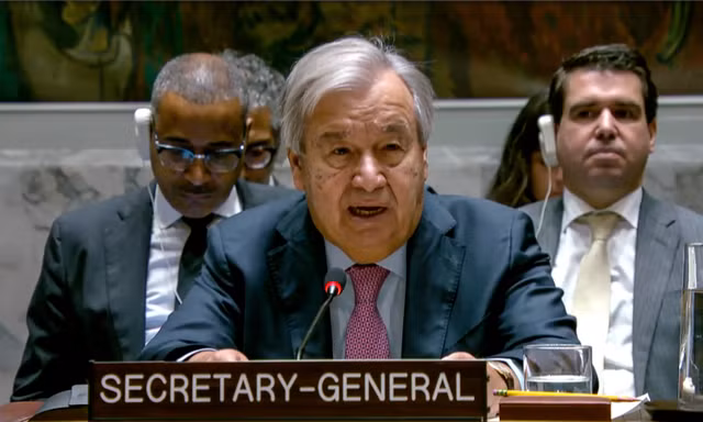Tổng Thư ký Antonio Guterres. (Ảnh: AP)
