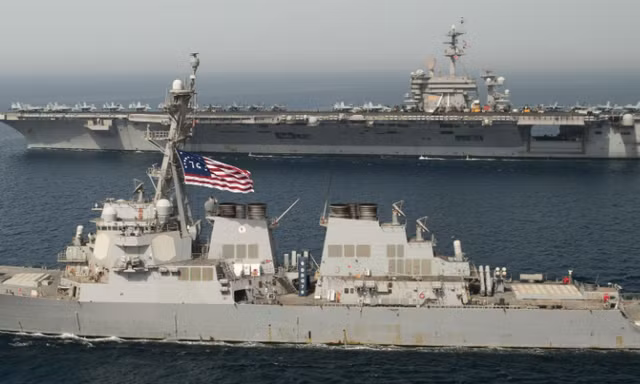 Tàu khu trục USS Higgins của Hải quân Mỹ. (Ảnh: Seaforces)