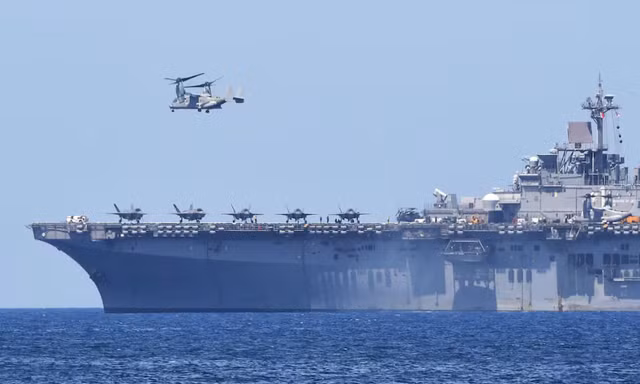 Tàu tấn công đổ bộ đa năng USS Wasp của Hải quân Mỹ. (Ảnh: US Navy)