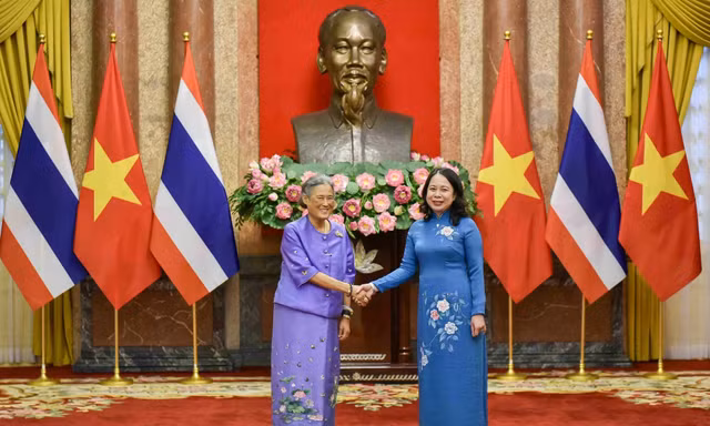 Phó Chủ tịch nước Võ Thị Ánh Xuân gặp Công chúa Thái Lan