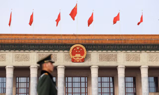 Đại lễ đường nhân dân Trung Quốc ở thủ đô Bắc Kinh. (Ảnh: Reuters)