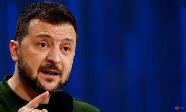 Tổng thống Ukraine Volodymir Zelensky. (Ảnh: Reuters)