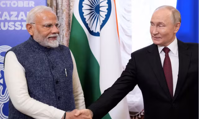 Thủ tướng Ấn Độ kêu gọi giải quyết khủng hoảng Ukraine khi gặp Tổng thống Putin