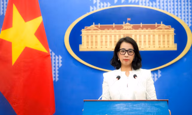 Người phát ngôn Bộ Ngoại giao Phạm Thu Hằng. (Ảnh: Mofa)
