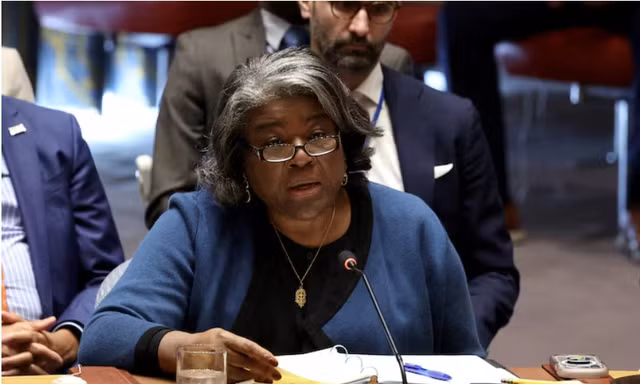 Đại sứ Mỹ tại LHQ Linda Thomas-Greenfield. (Ảnh: Reuters)