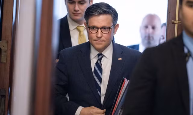 Chủ tịch Hạ viện Mỹ Mike Johnson. (Ảnh: Getty)