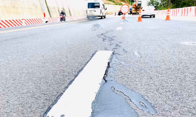 Lâm Đồng ra ‘tối hậu thư’ khắc phục lún, nứt mặt đường đèo Prenn