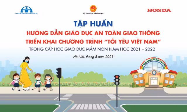 Honda Việt Nam tập huấn giáo dục ATGT cho cấp mầm non thông qua hình thức họp trực tuyến