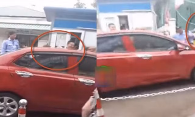 Video: Nhóm người lập trạm thu phí ở bệnh viện, hành hung tài xế