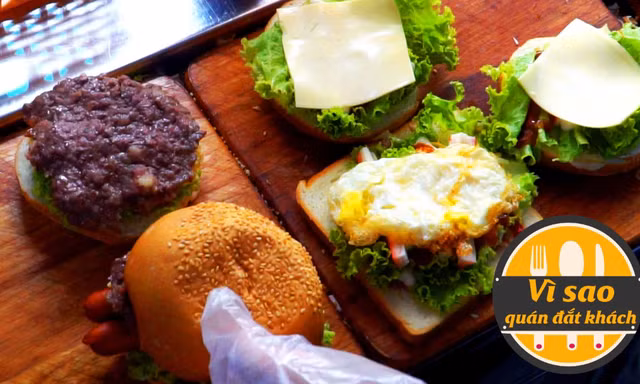 Tiệm bánh hamburger bán gần 400 cái mỗi ngày