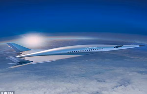 Thiết kế máy bay siêu thanh mới toanh của Boeing 