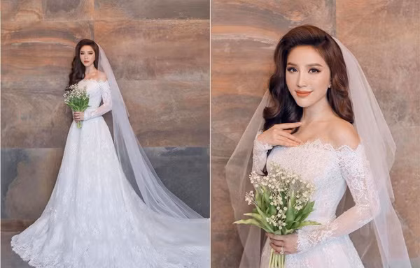 Bảo Thy chia sẻ ảnh cưới xinh đẹp cùng khoảnh khắc bước vào lễ đường