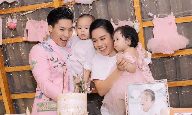 Sau 4 năm chung sống và có 2 con, Quốc Nghiệp bất ngờ cầu hôn bà xã