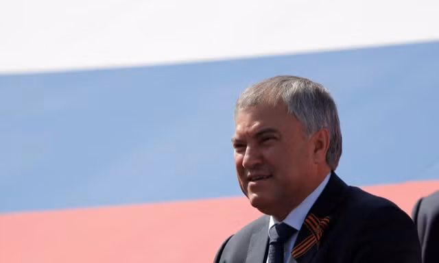 Chủ tịch Duma Nga Vyacheslav Volodin. (Ảnh: Reuters)