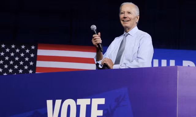 Chưa có kết quả bầu cử giữa kỳ cuối cùng, nhưng đảng của ông Biden giờ có thể thở phào. (Ảnh: Reuters)